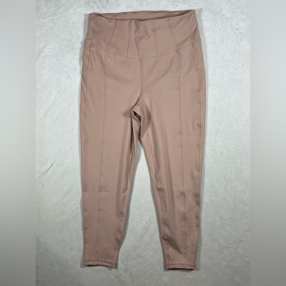 Free People Movement Equestrian Large High-Waisted Leggings in Blush